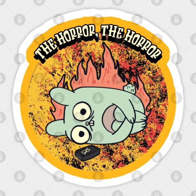 The Horror, The Horror Sticker by CTJFDesigns